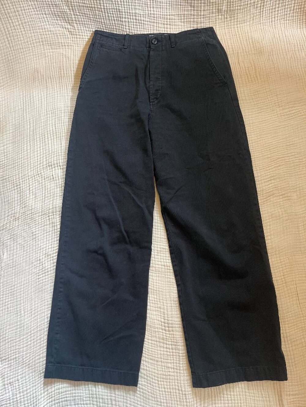 Buck Mason Womens Black Chino Size 29